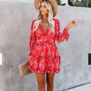 Shake it up floral dress